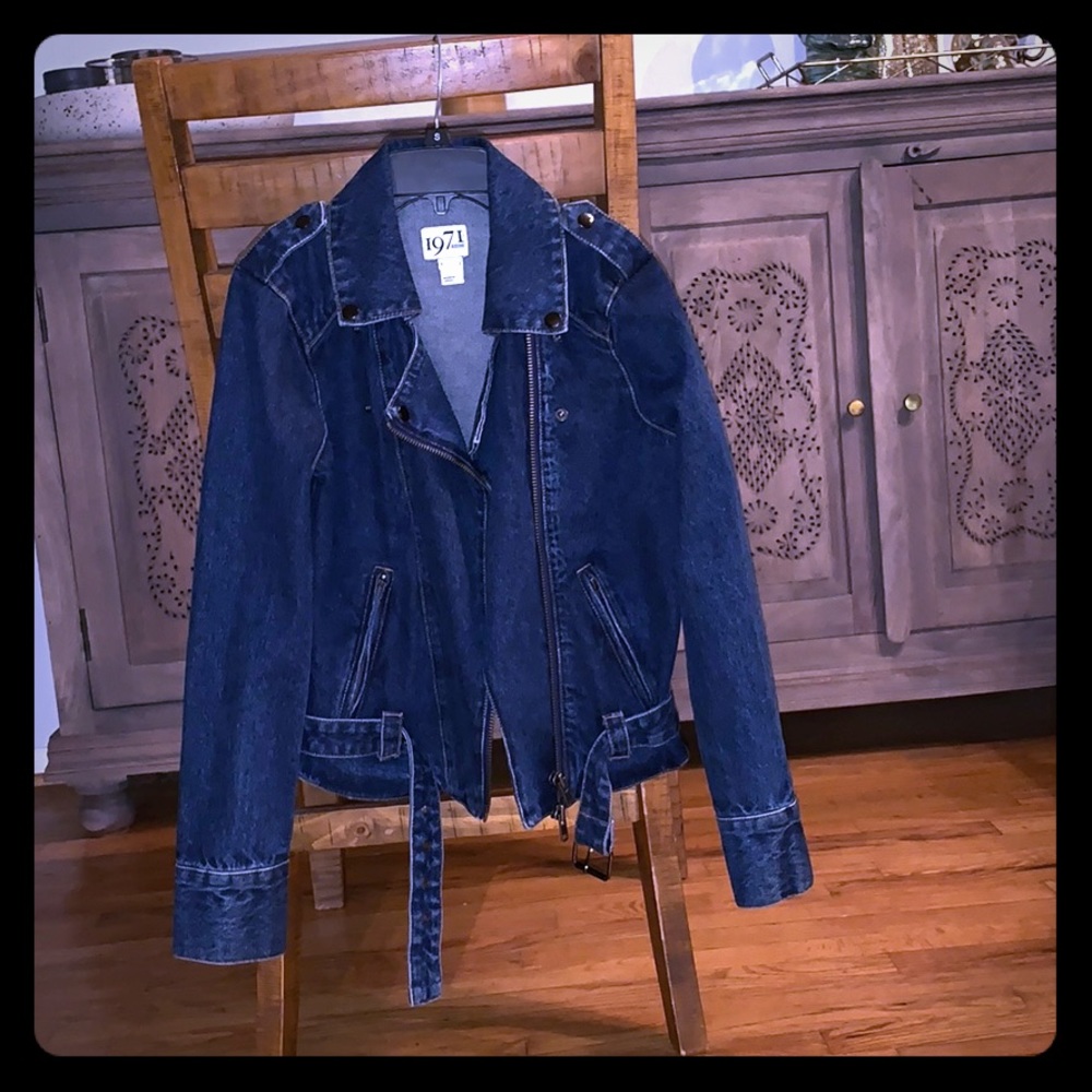 Jean moto jacket